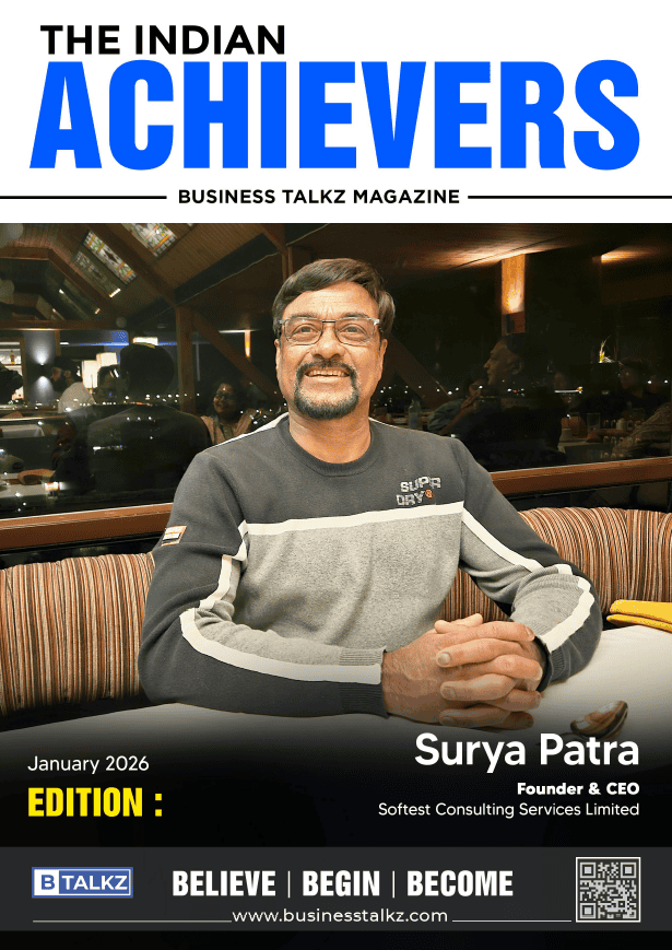 Business Talkz cover story of Mr. Surya Patra
