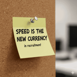 Speed Is the new currency in recruitment